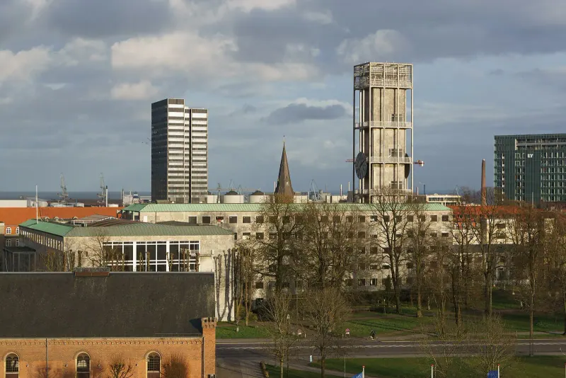 Aarhus City Hall seen from ARoS