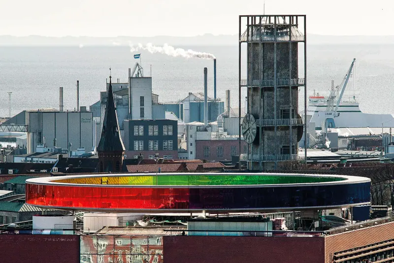 The rainbow panorama on the roof of ARoS in Aarhus