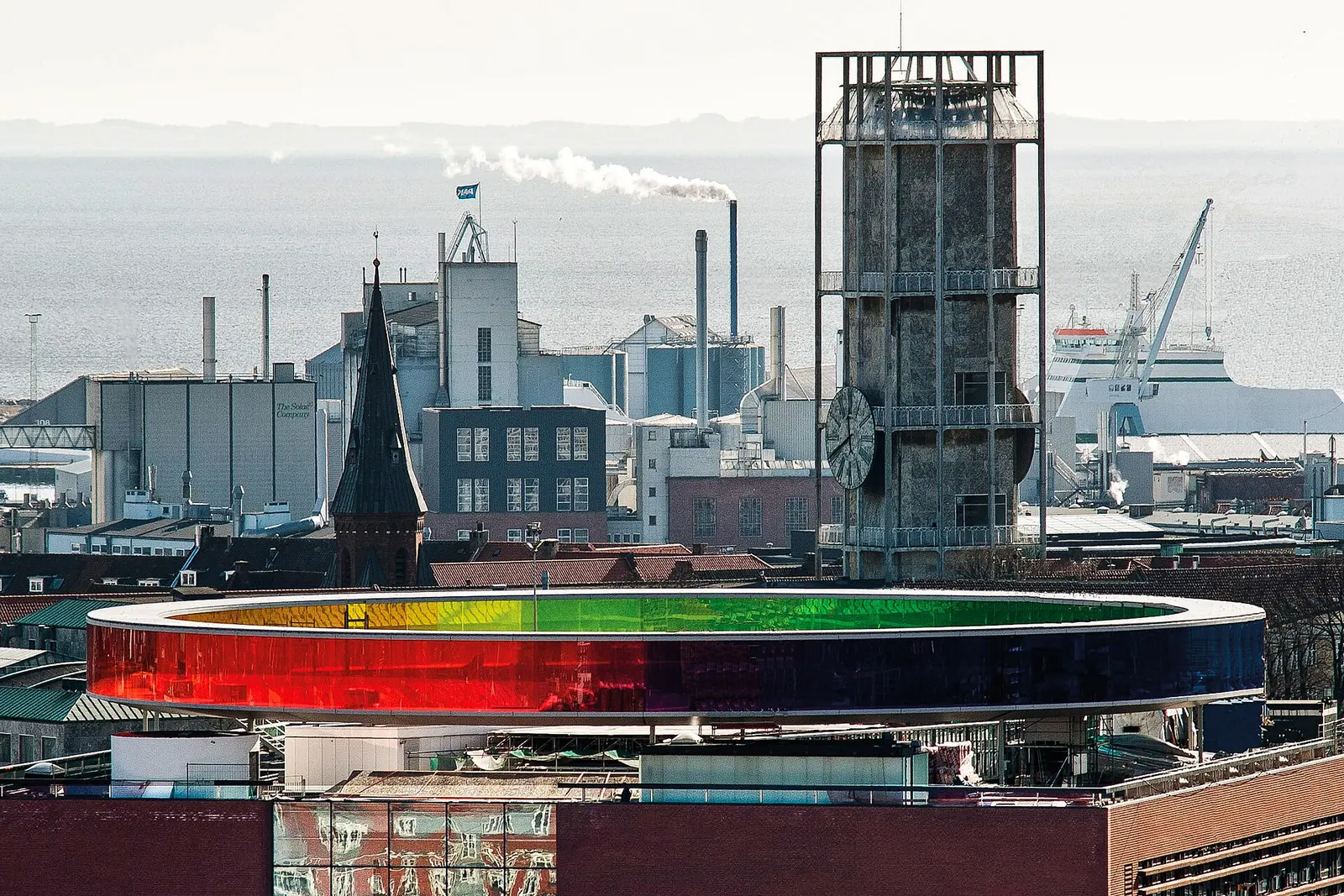 The rainbow panorama on the roof of ARoS in Aarhus