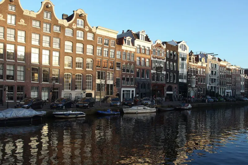 Canal houses in the Jordaan, Amsterdam