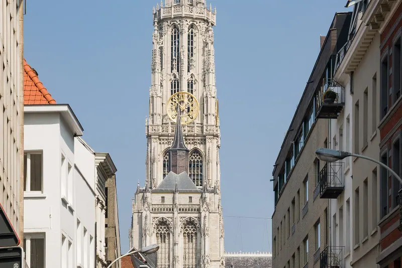 The tower of Antwerp's Cathedral of Our Lady