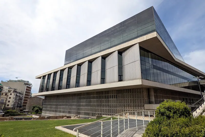 The Acropolis Museum building in Athens