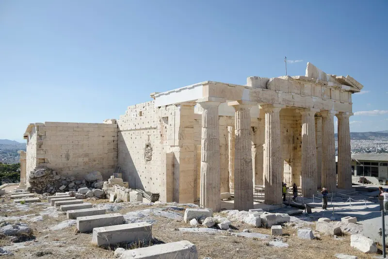 The Propylaea gateway on the Acropolis