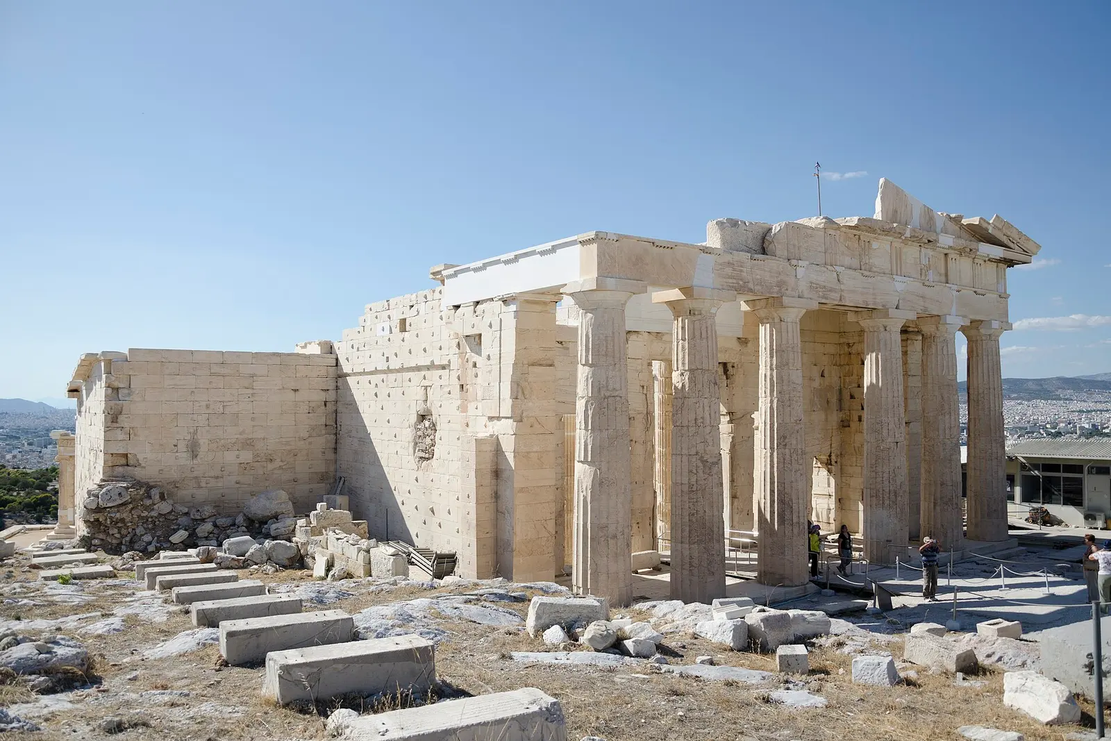 The Propylaea gateway on the Acropolis