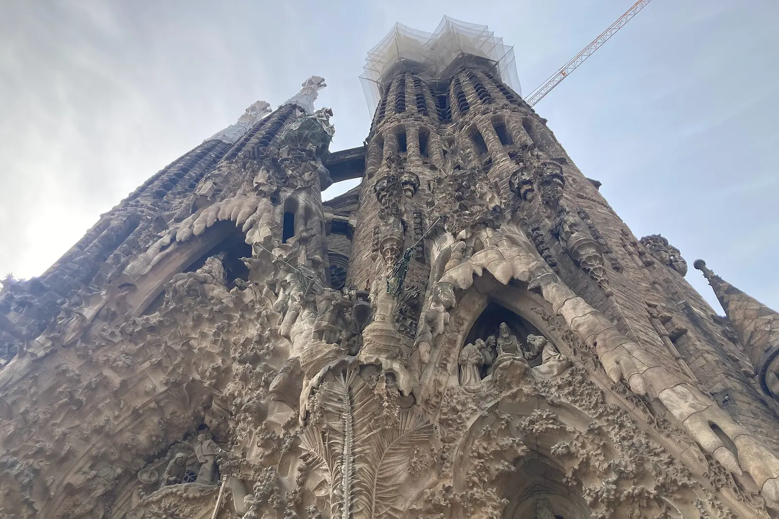 The Nativity facade of the Sagrada Família