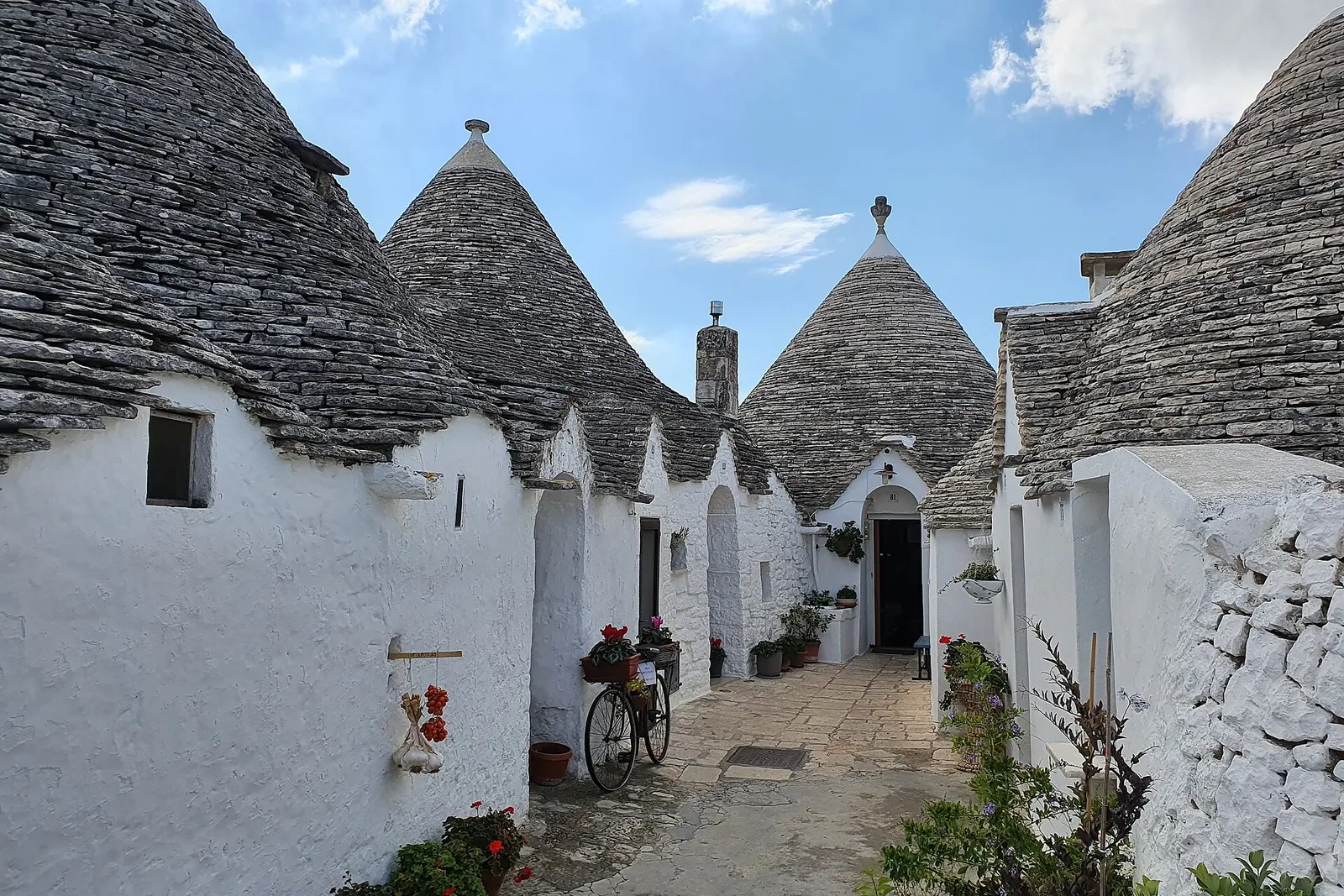 Trulli houses in Alberobello