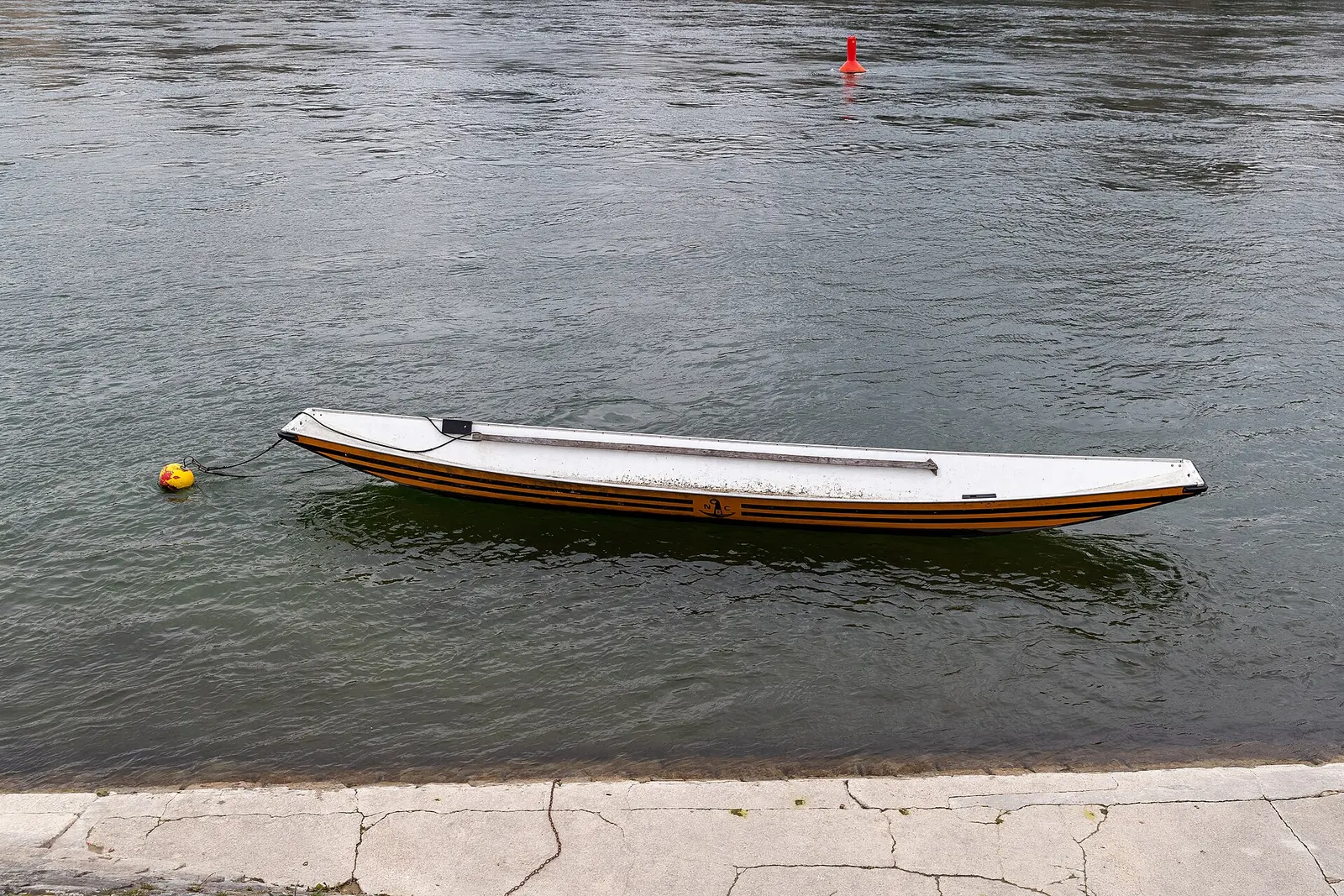 A boat on the Rhine at Basel