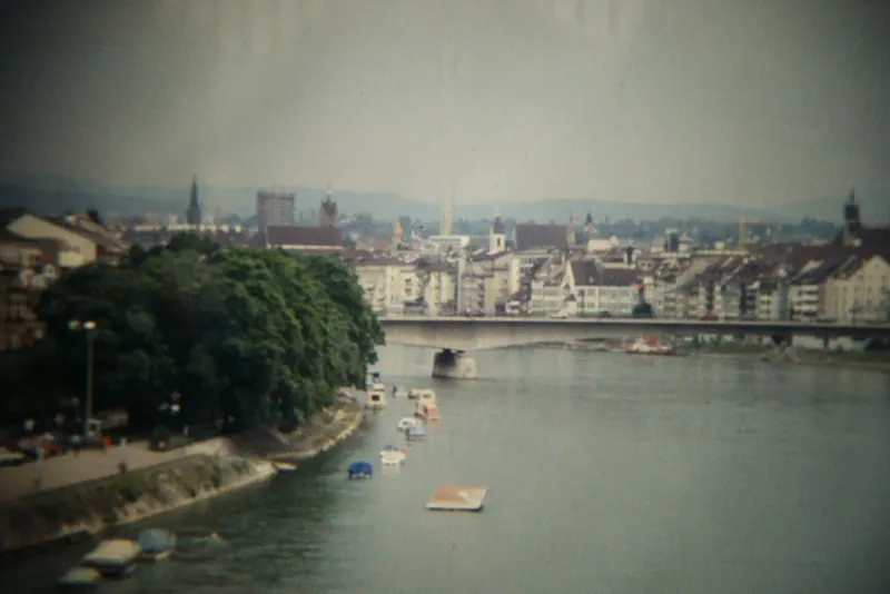 The Rhine flowing through Basel