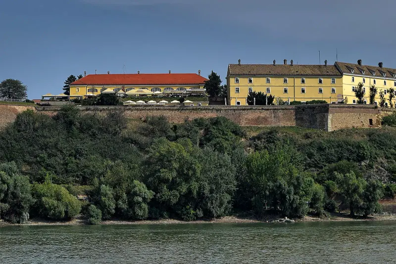 Petrovaradin Fortress above the Danube in Novi Sad