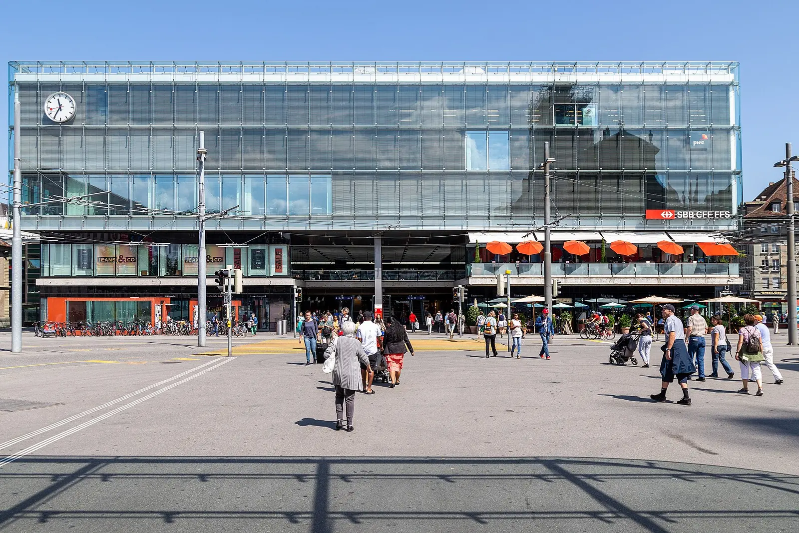 Bern Hauptbahnhof, the city's main station