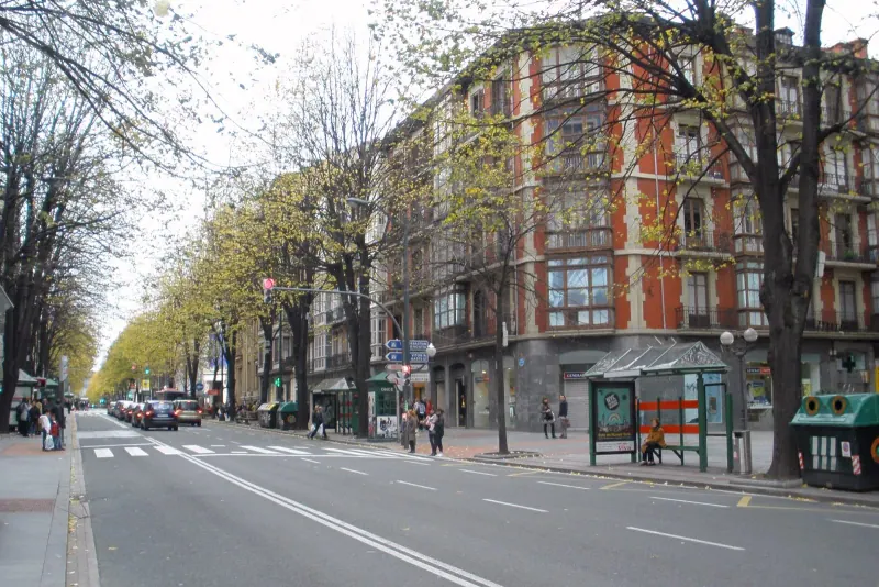 The Gran Via in Bilbao