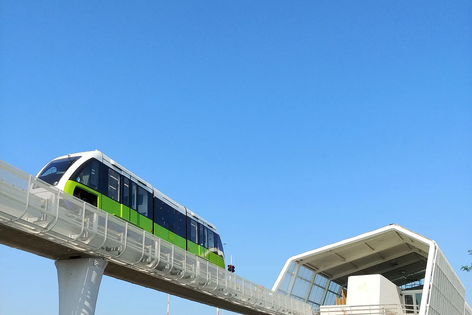 The Marconi Express people mover between Bologna airport and the city