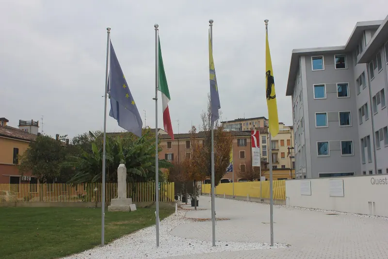 The Enzo Ferrari Museum pavilion in Modena