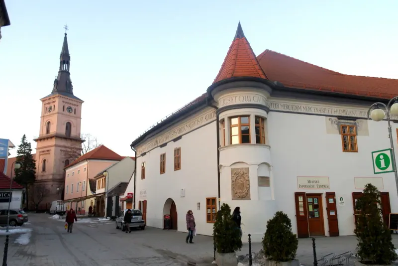 The wine town of Modra in the Small Carpathians