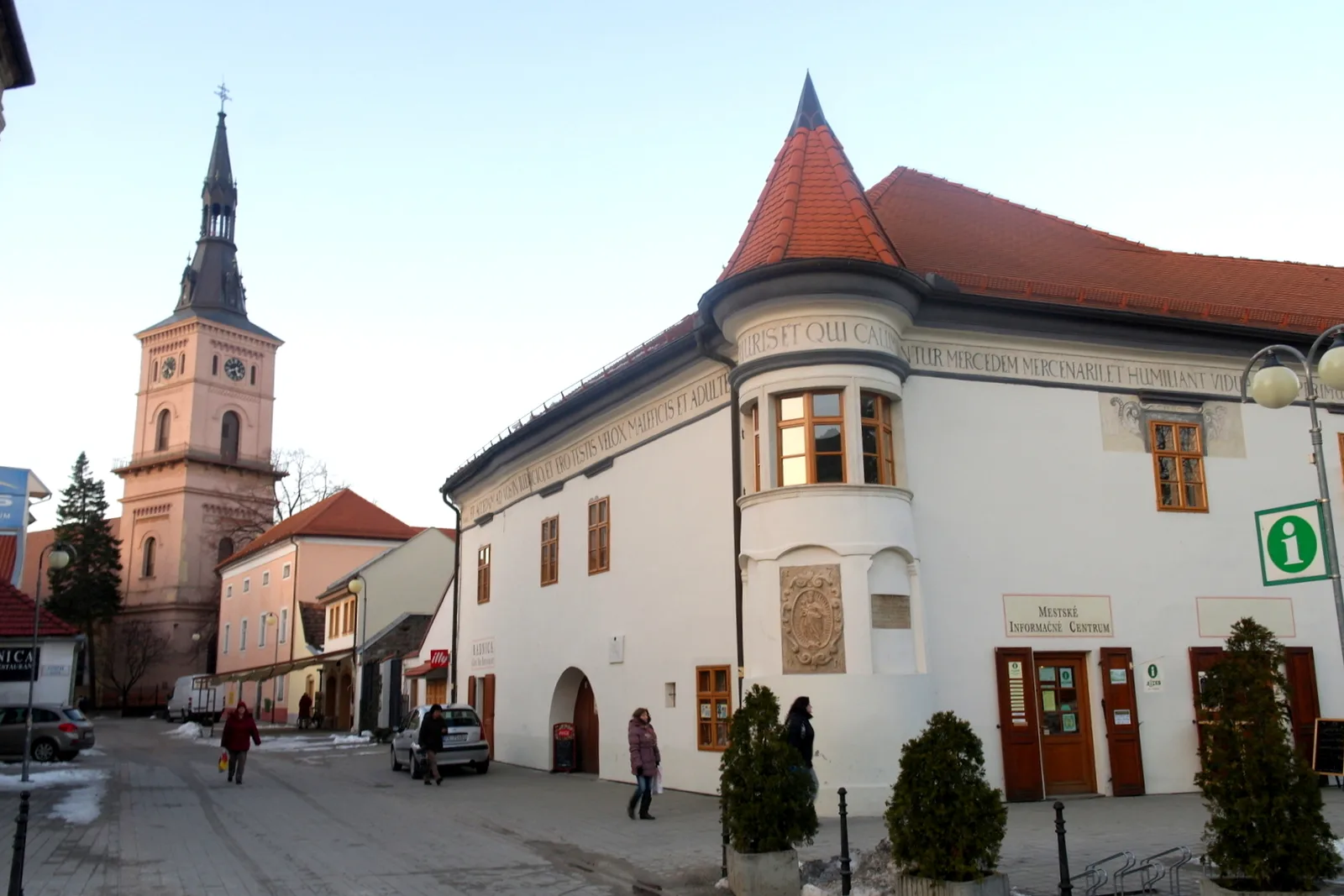 The wine town of Modra in the Small Carpathians