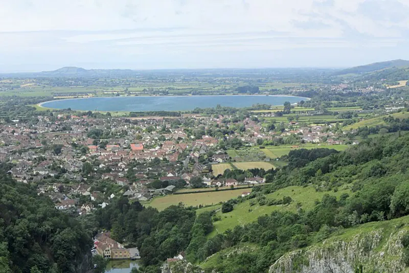 Cheddar Gorge from the cliffs
