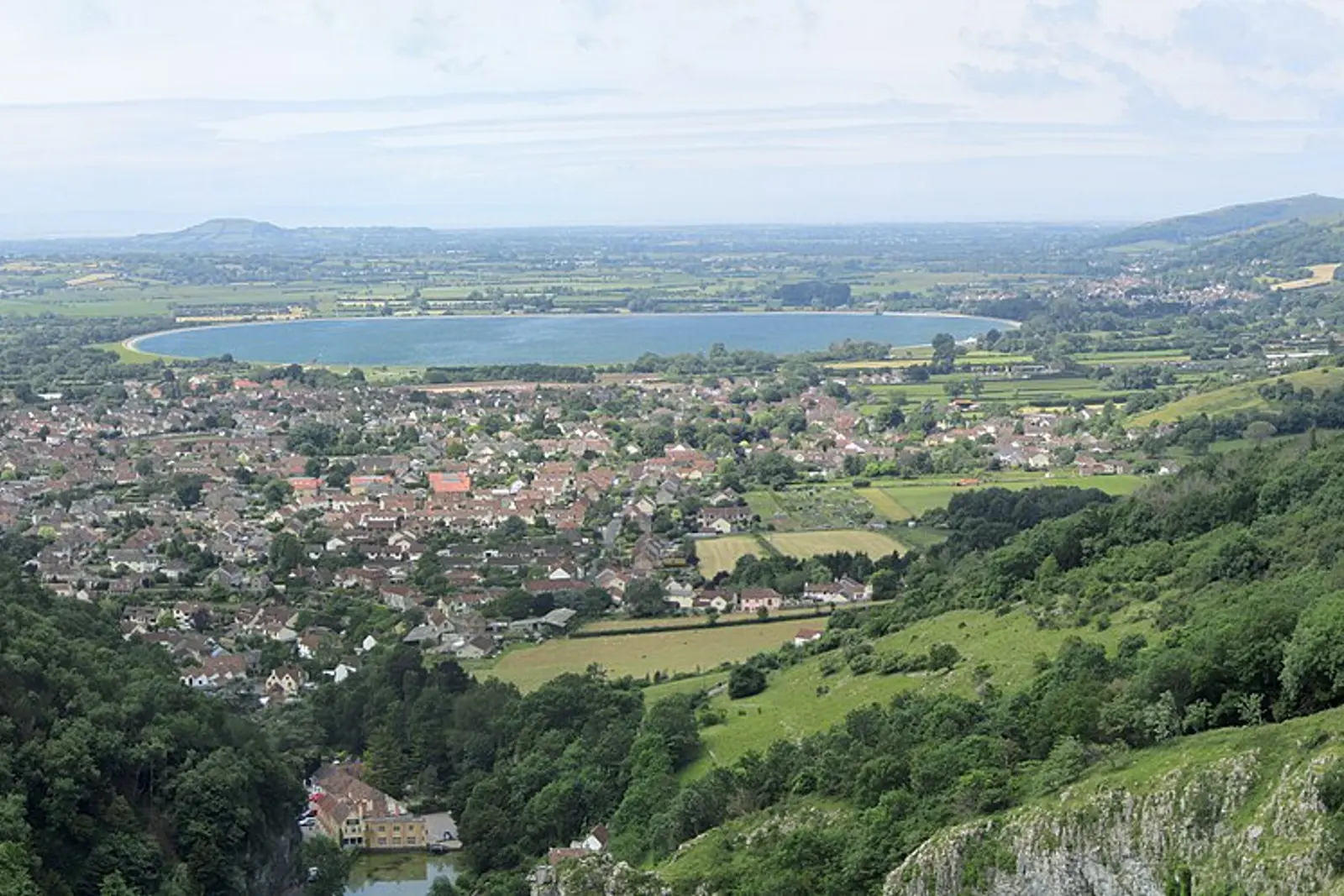 Cheddar Gorge from the cliffs