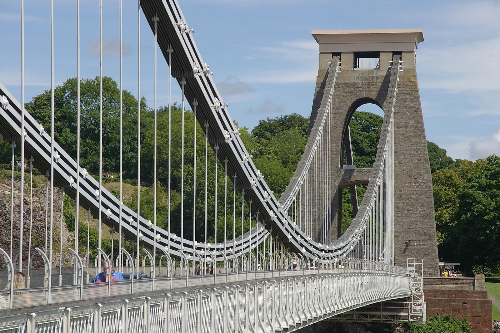 Clifton Suspension Bridge spanning the Avon Gorge in daylight