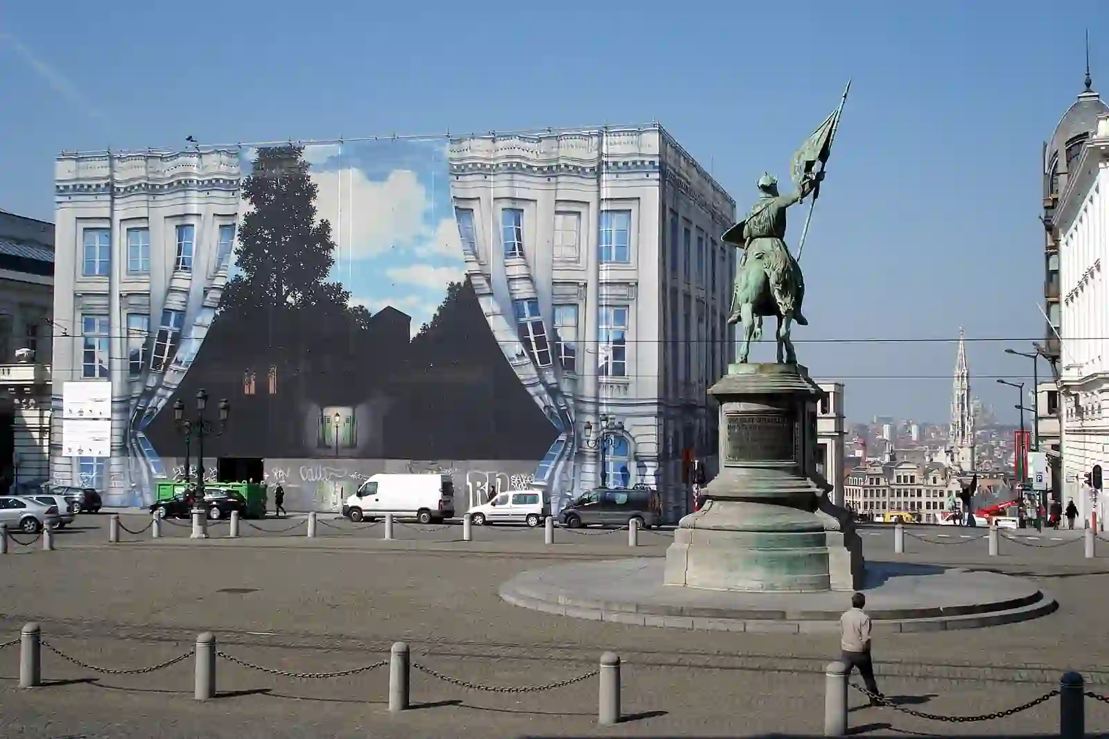 Musee Magritte museum building on Place Royale, Brussels