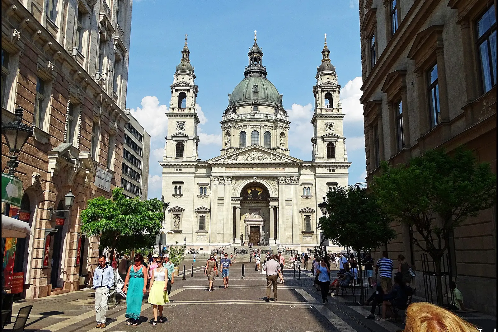 St Stephen's Basilica and its square in Pest