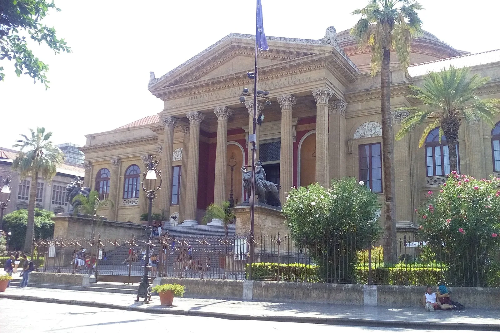 The Teatro Massimo in Palermo