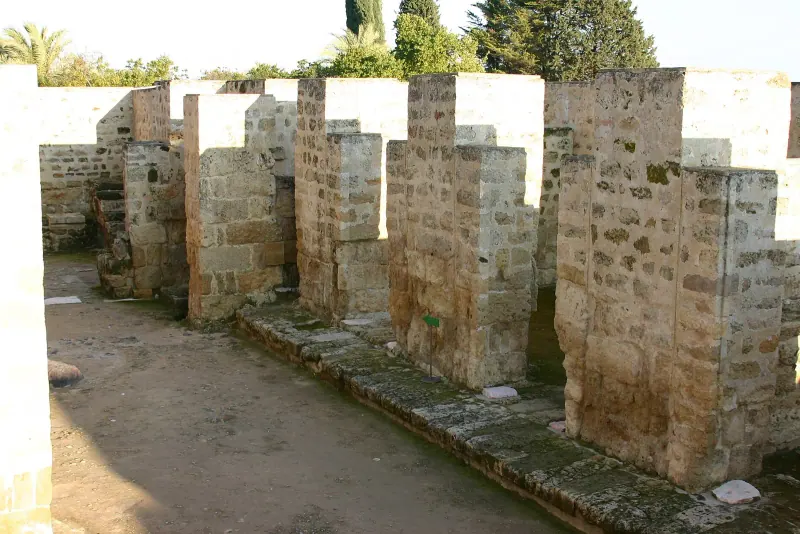 Excavated ruins of Medina Azahara outside Cordoba