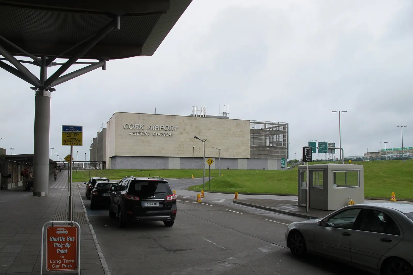 The terminal forecourt at Cork Airport