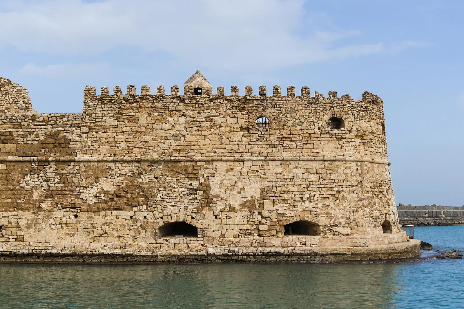 Koules fortress guarding Heraklion harbour, Crete