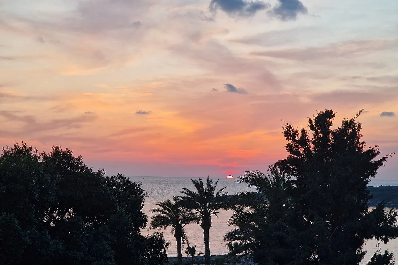 Turquoise bay on the Cyprus coast