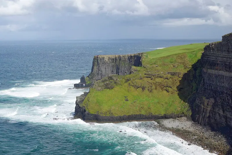 The Cliffs of Moher above the Atlantic