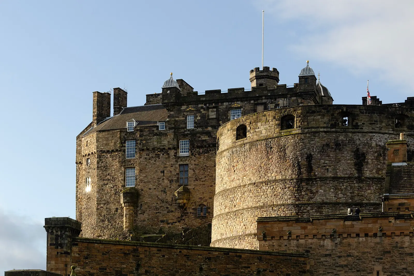 Edinburgh Castle on its volcanic rock