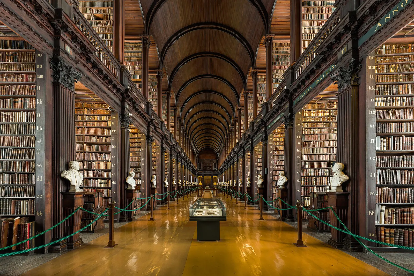 The Long Room of Trinity College Dublin library