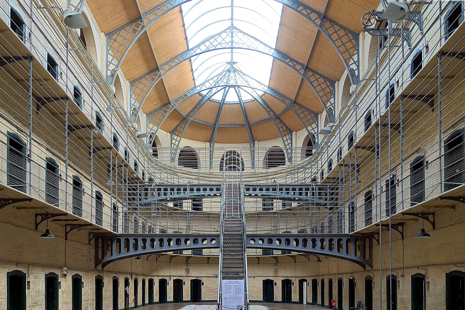 The Victorian east wing of Kilmainham Gaol