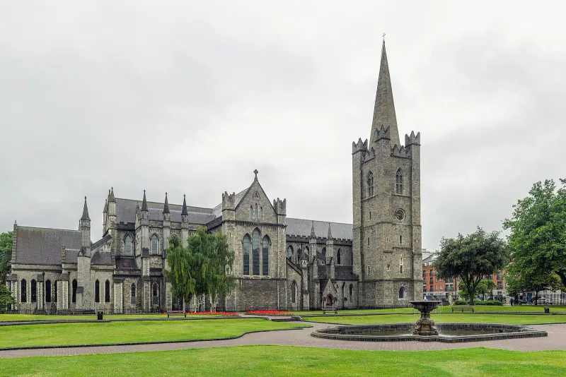 St Patrick's Cathedral from its park