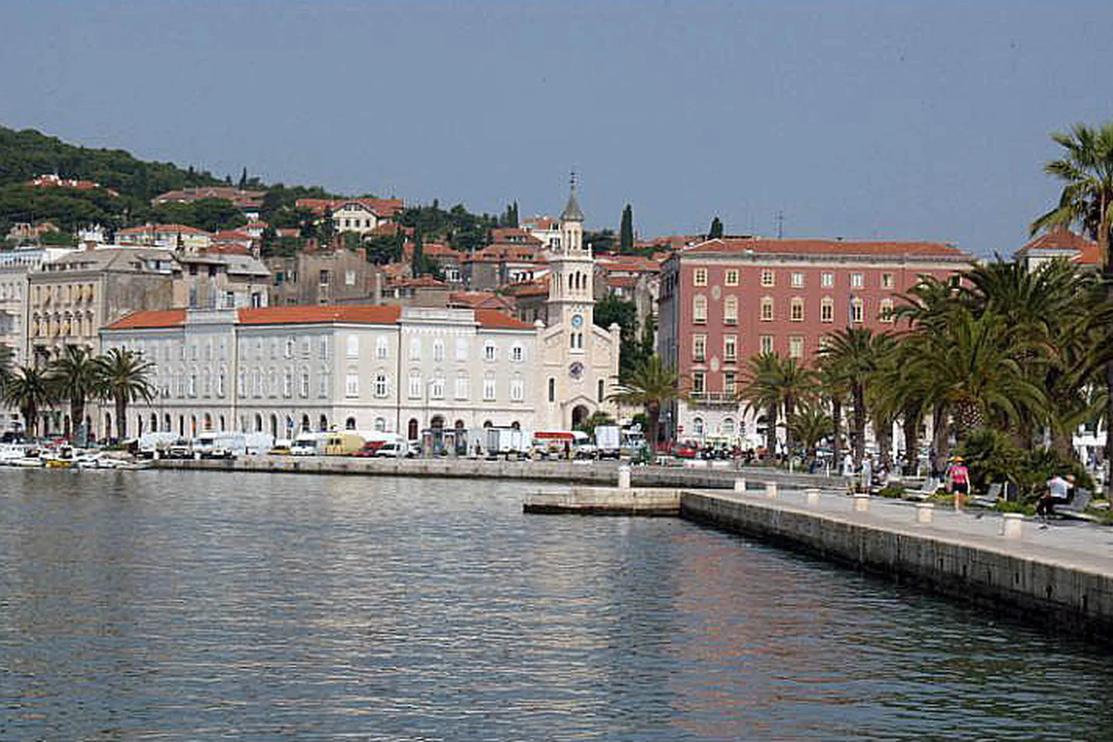 Split Riva promenade and the Diocletian palace waterfront