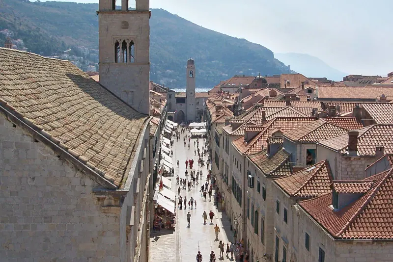 Stradun, the main street of Dubrovnik old town