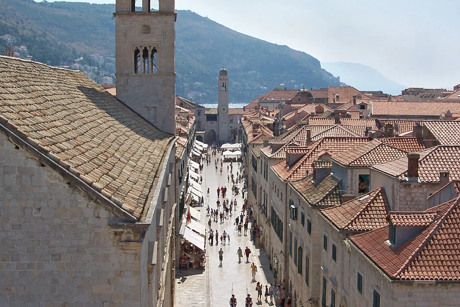 Stradun, the main street of Dubrovnik old town