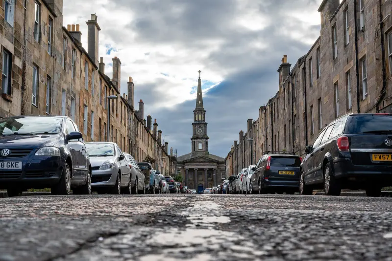 A Georgian street in Edinburgh's New Town