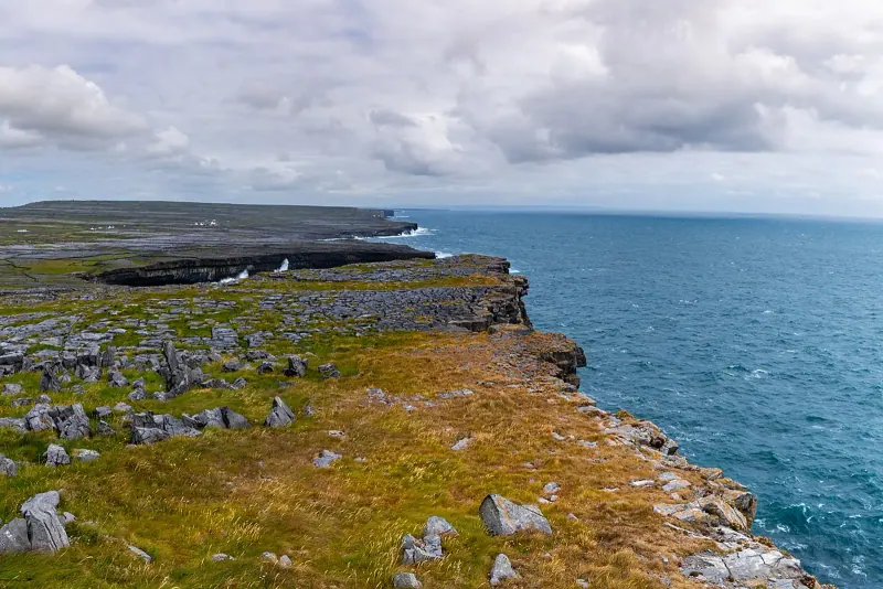 A view over Inishmore in the Aran Islands