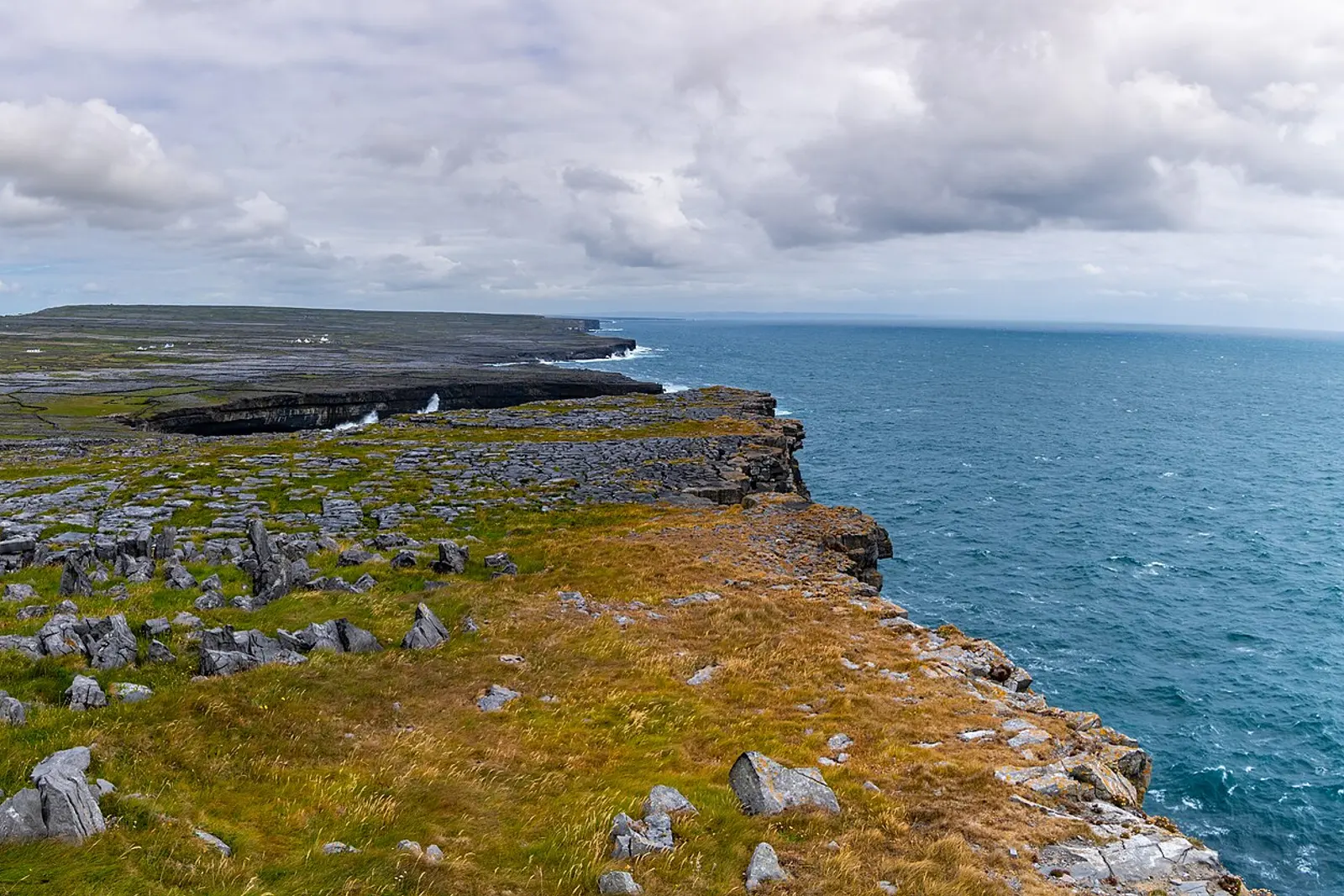 A view over Inishmore in the Aran Islands