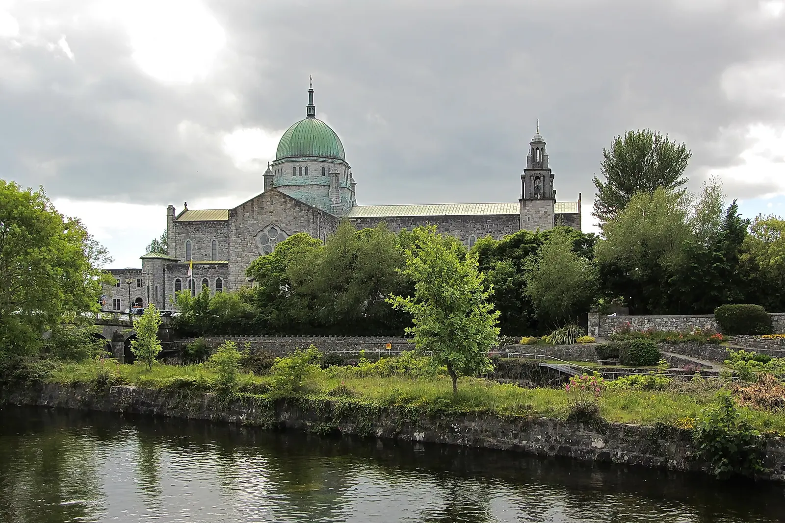 Galway Cathedral on the River Corrib