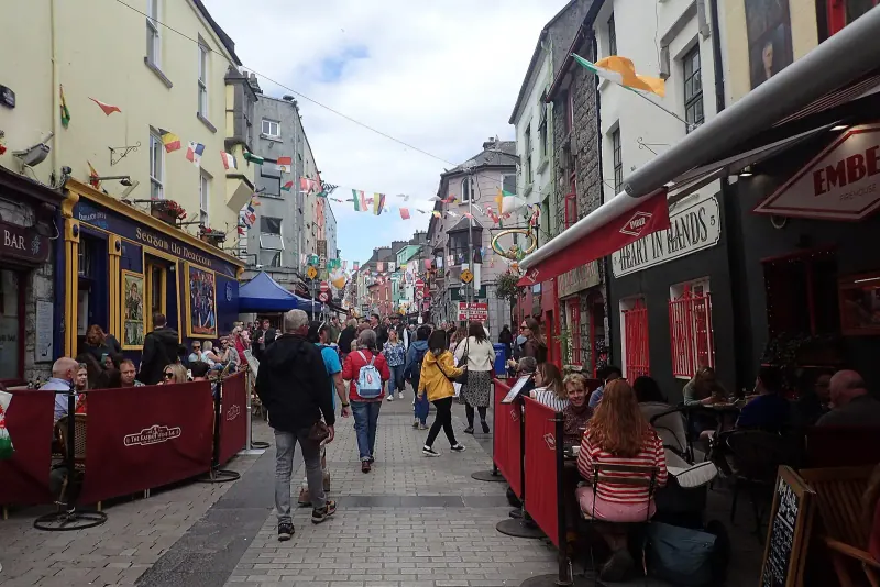 Quay Street in Galway's Latin Quarter