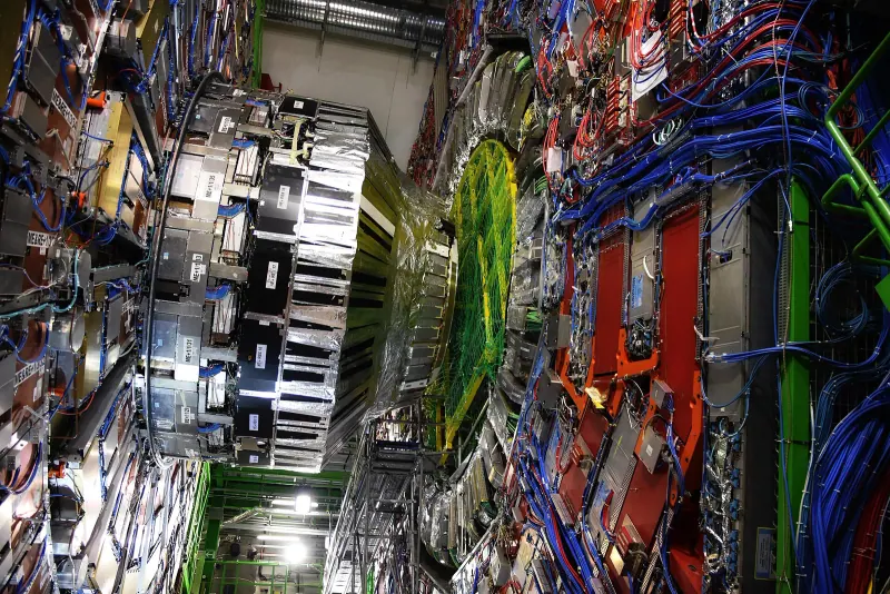 Inside the CMS detector at CERN