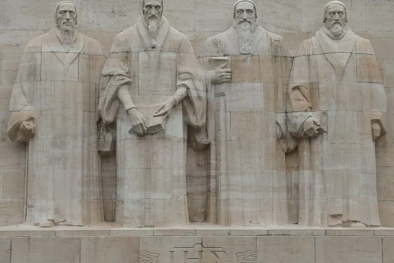 The Reformation Wall in Parc des Bastions, Geneva