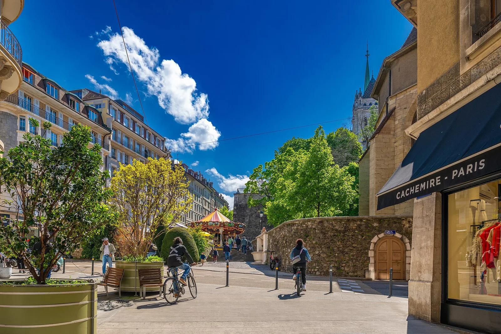 A street in Geneva old town