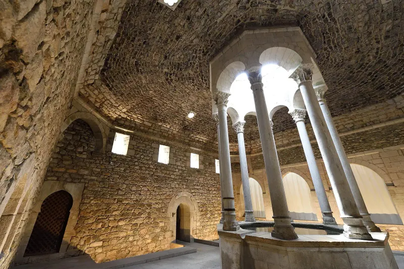 The octagonal lantern of Girona's 12th-century Arab Baths