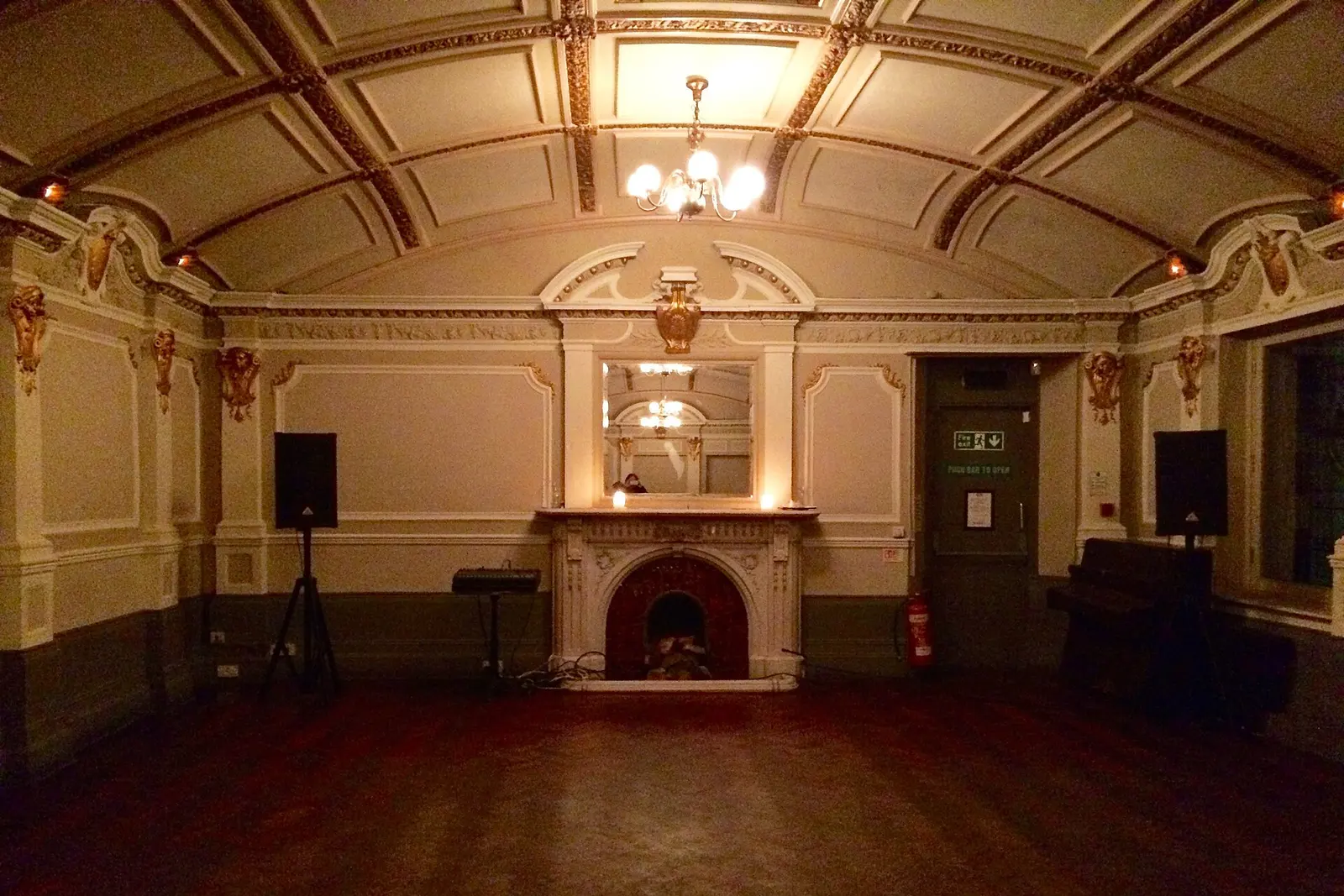 The dining room of Sloan's restaurant in Glasgow