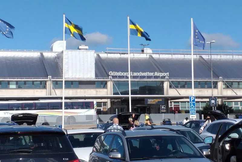 Entrance of Gothenburg Landvetter Airport
