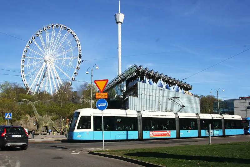 The Universeum building and the Gothenburg wheel