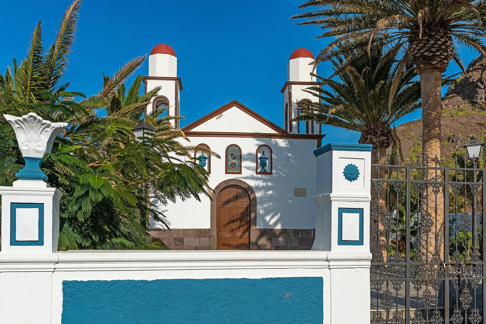 The Ermita de las Nieves hermitage at Puerto de las Nieves, Agaete